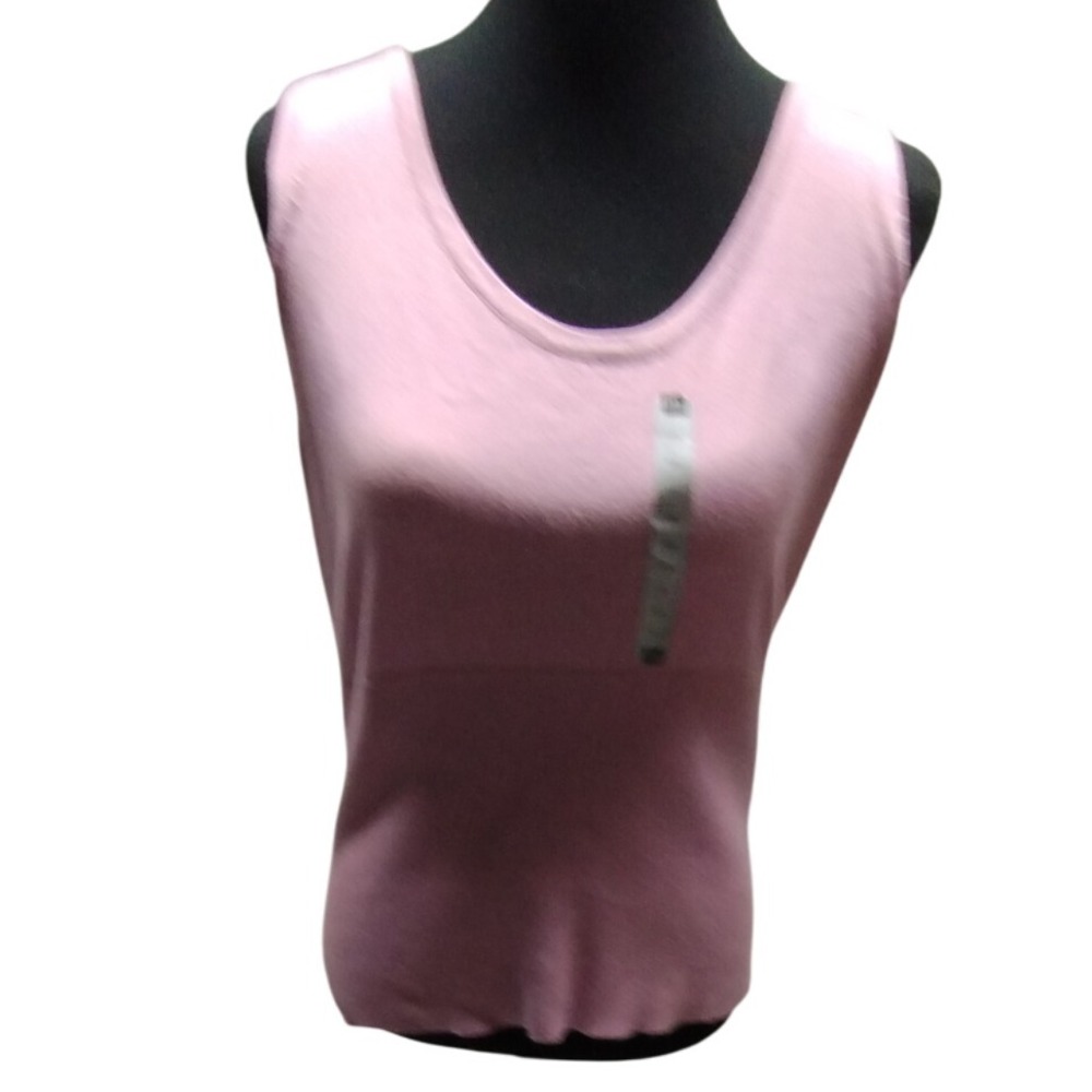 Mossimo Tank Top Sleeveless Knit‎ Casual Blouse Pink XXL